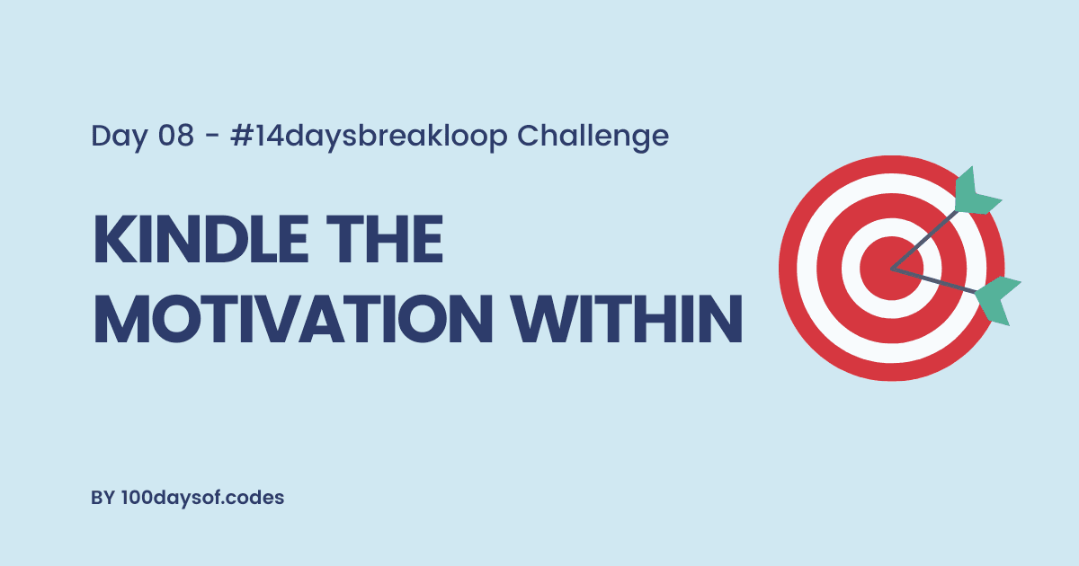 If you are searching for motivation, it's within you