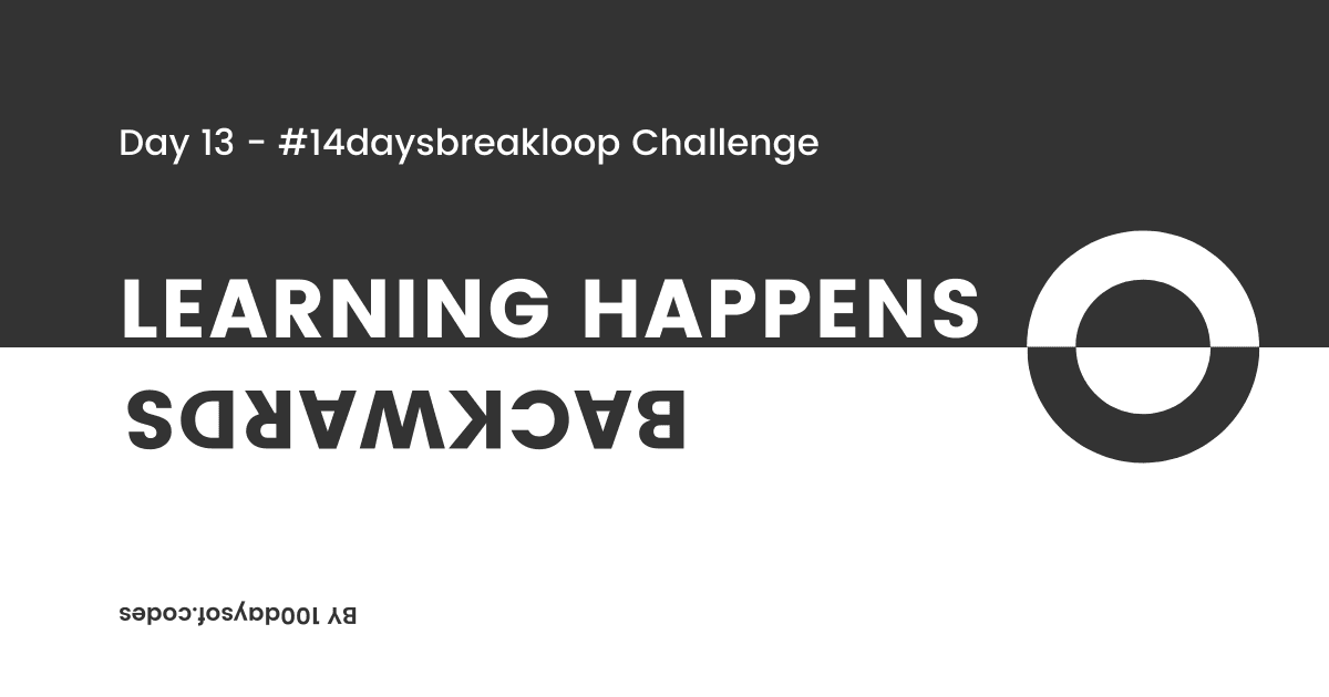 Learning is an temporal pincer movement